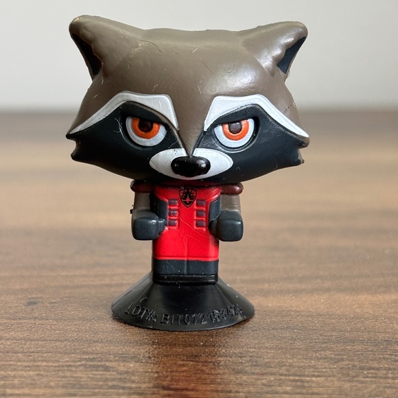 Marvel ROCKET RACCOON Chibi Snape Bullistoy Series 3 Guardian of the Galaxy Toy - Picture 1 of 8